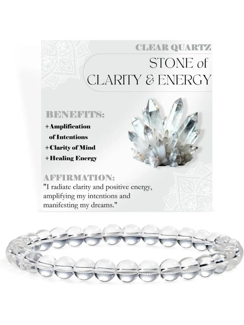 Handmade 6mm Beaded Bracelets for Women | Natural Stone Stretch Jewelry Gift